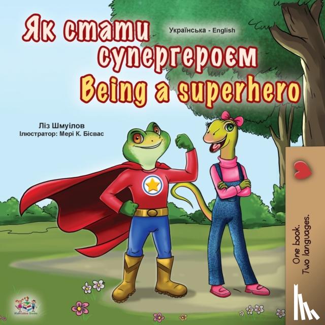 Shmuilov, Liz, Books, Kidkiddos - Being a Superhero (Ukrainian English Bilingual Book for Kids)