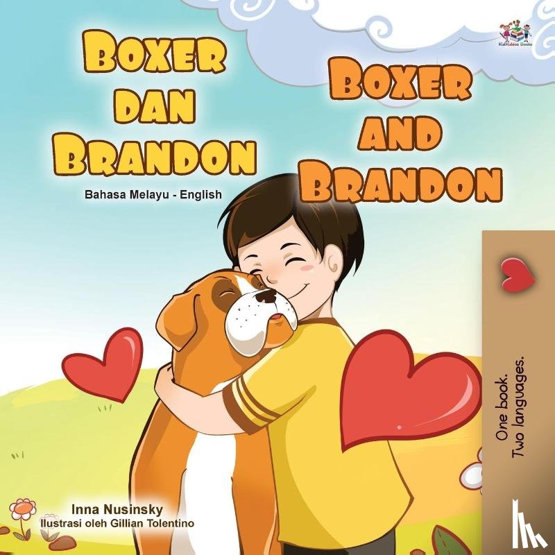 Books, Kidkiddos, Nusinsky, Inna - Boxer and Brandon (Malay English Bilingual Book for Kids)