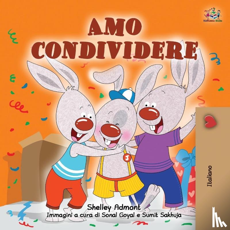 Admont, Shelley, Books, Kidkiddos - I Love to Share (Italian Book for Kids)