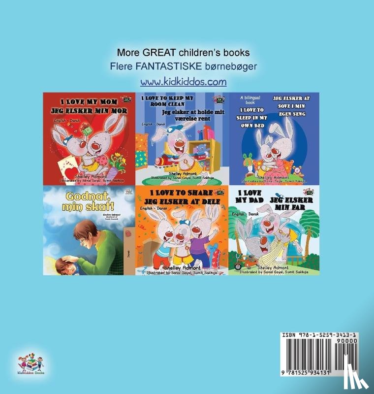 Admont, Shelley, Books, Kidkiddos - I Love to Go to Daycare (English Danish Bilingual Children's Book)