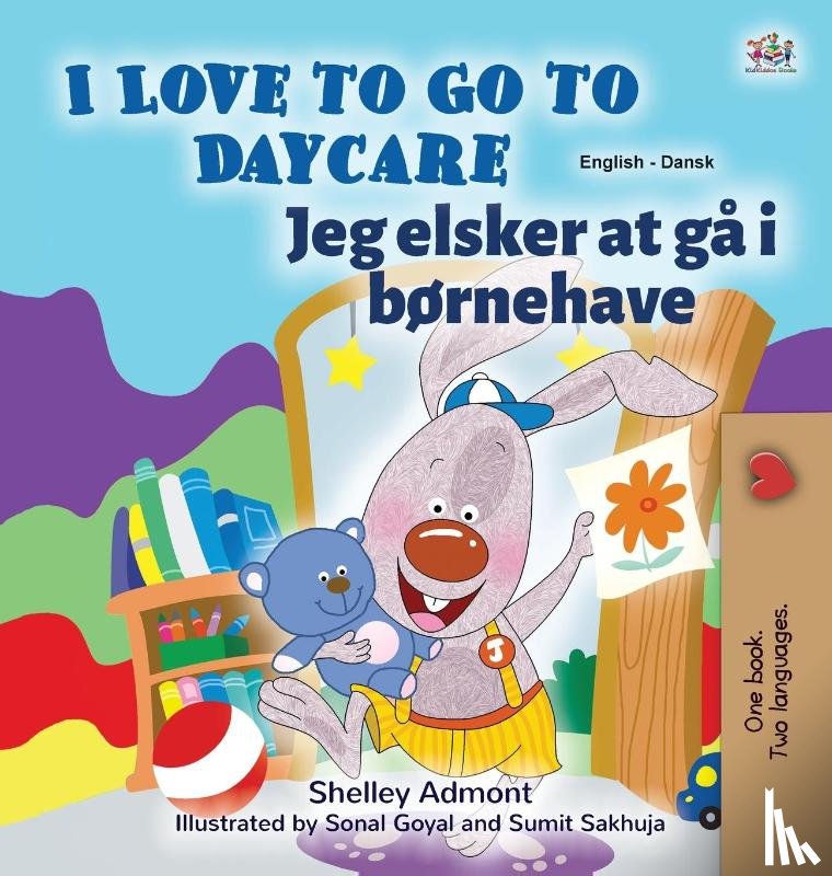 Admont, Shelley, Books, Kidkiddos - I Love to Go to Daycare (English Danish Bilingual Children's Book)