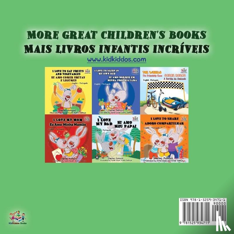 Admont, Shelley, Books, Kidkiddos - I Love to Brush My Teeth (Portuguese English Bilingual Children's Book - Brazil)