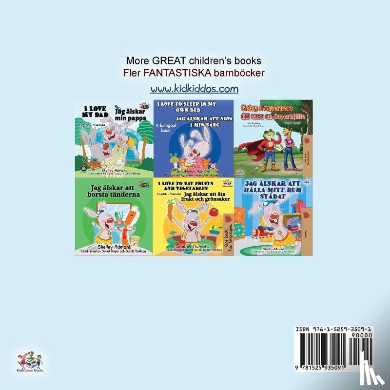 Admont, Shelley, Books, Kidkiddos - I Love to Help (English Swedish Bilingual Book for Kids)