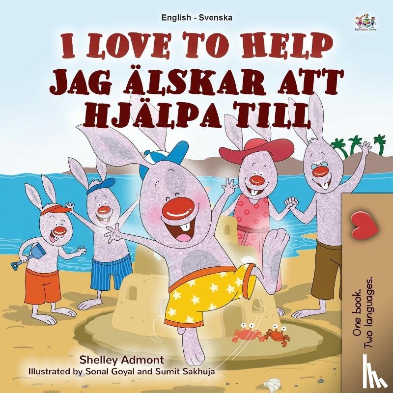 Admont, Shelley, Books, Kidkiddos - I Love to Help (English Swedish Bilingual Book for Kids)