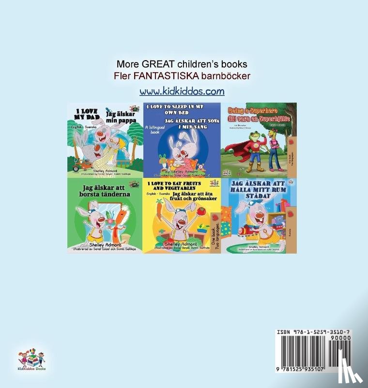 Admont, Shelley, Books, Kidkiddos - I Love to Help (English Swedish Bilingual Book for Kids)