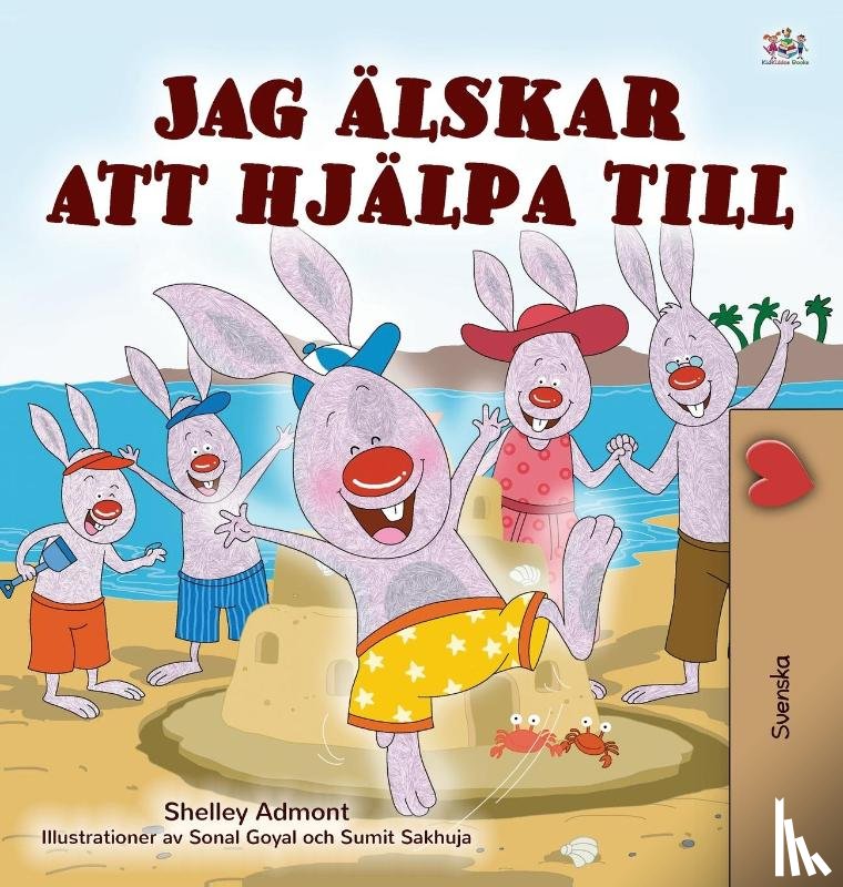 Admont, Shelley, Books, Kidkiddos - I Love to Help (Swedish Children's Book)