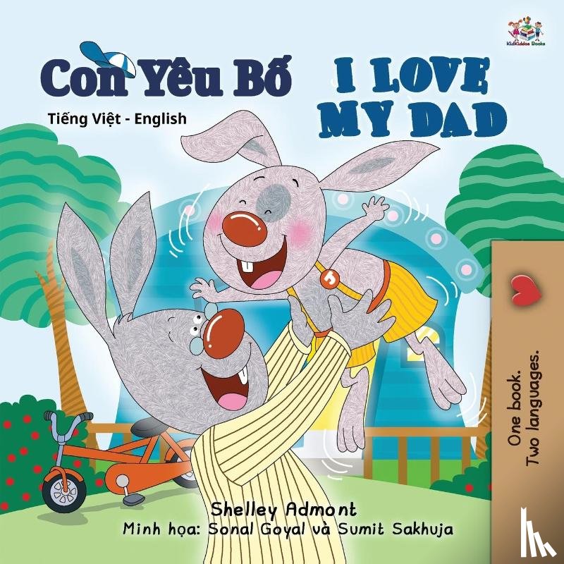 Admont, Shelley, Books, Kidkiddos - I Love My Dad (Vietnamese English Bilingual Book for Kids)