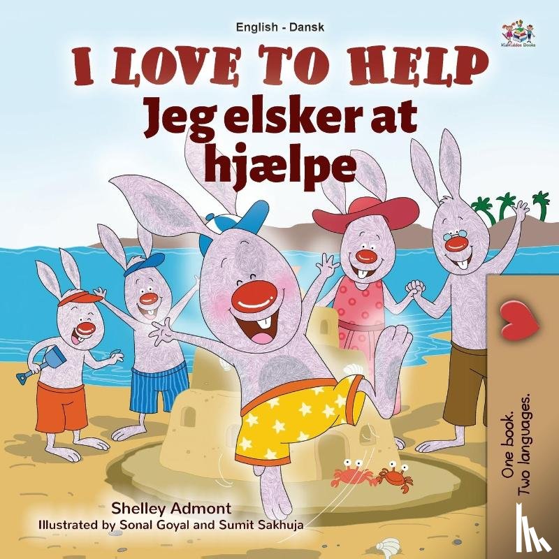 Admont, Shelley, Books, Kidkiddos - I Love to Help (English Danish Bilingual Children's Book)
