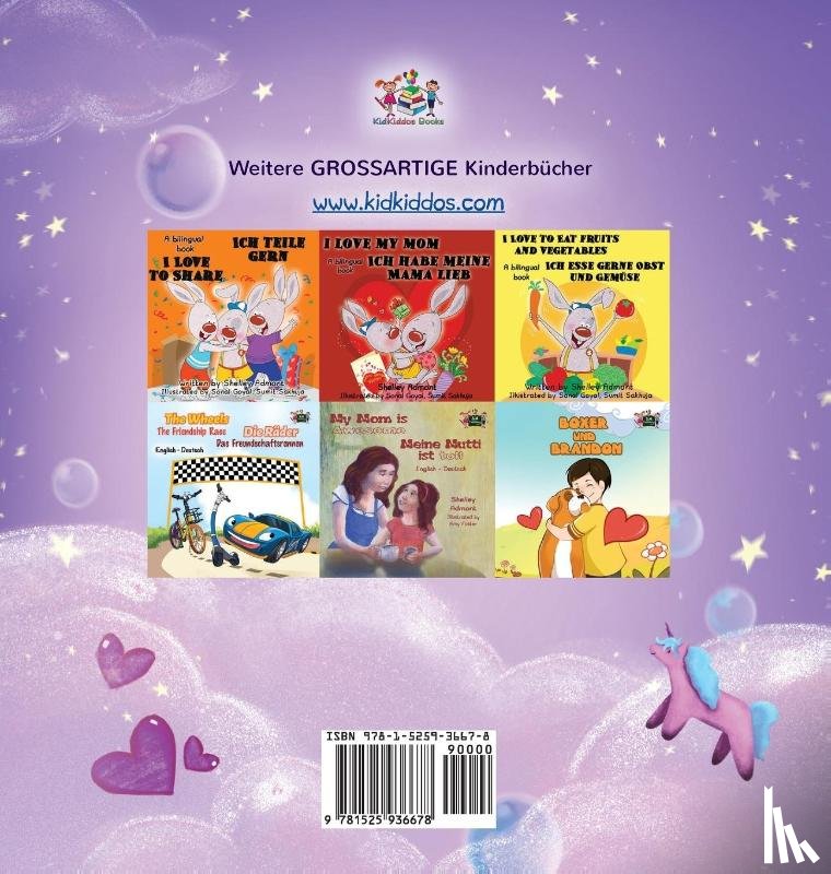Admont, Shelley, Books, Kidkiddos - Sweet Dreams, My Love (German Children's Book)