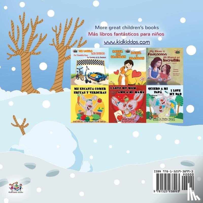 Admont, Shelley - I Love Winter (English Spanish Bilingual Book for Kids)
