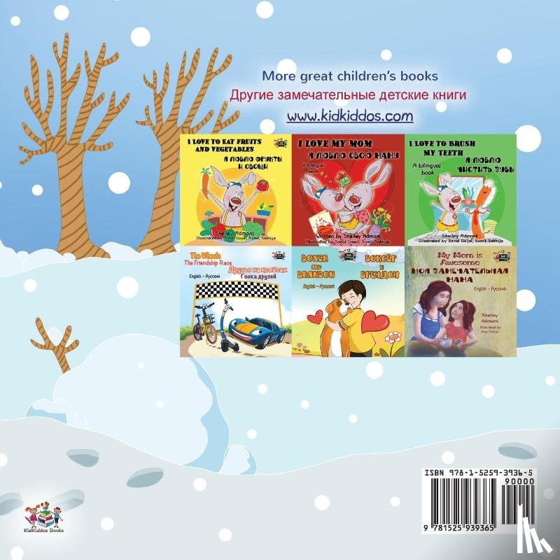 Admont, Shelley, Books, Kidkiddos - I Love Winter (English Russian Bilingual Book for Kids)