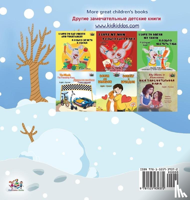 Admont, Shelley, Books, Kidkiddos - I Love Winter (English Russian Bilingual Book for Kids)