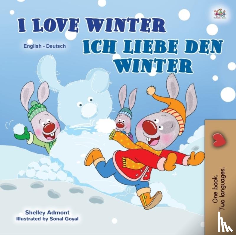 Admont, Shelley, Books, Kidkiddos - I Love Winter (English German Bilingual Children's Book)