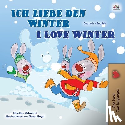 Admont, Shelley, Books, Kidkiddos - I Love Winter (German English Bilingual Book for Kids)