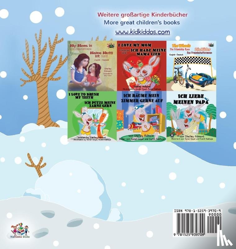Admont, Shelley, Books, Kidkiddos - I Love Winter (German English Bilingual Book for Kids)
