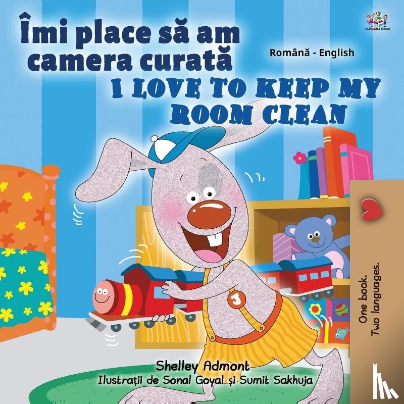 Admont, Shelley, Books, Kidkiddos - I Love to Keep My Room Clean (Romanian English Bilingual Children's Book)