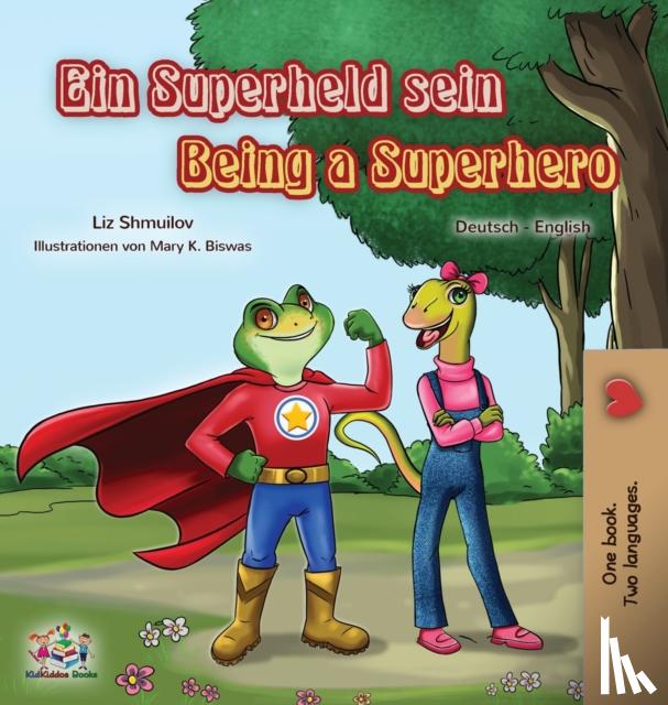 Shmuilov, Liz, Books, Kidkiddos - Being a Superhero (German English Bilingual Book for Kids)