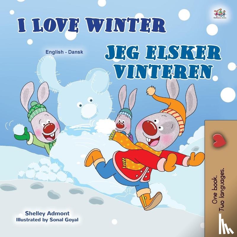 Admont, Shelley, Books, Kidkiddos - I Love Winter (English Danish Bilingual Book for Kids)