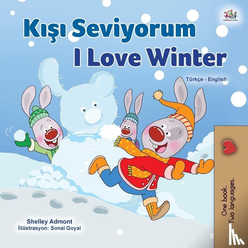 Admont, Shelley, Books, Kidkiddos - I Love Winter (Turkish English Bilingual Children's Book)