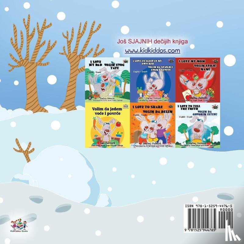 Admont, Shelley, Books, Kidkiddos - I Love Winter (Serbian Children's Book - Latin Alphabet)