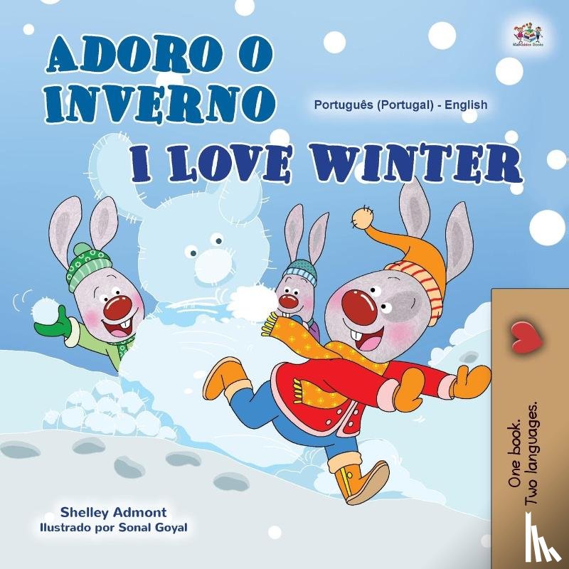 Admont, Shelley, Books, Kidkiddos - I Love Winter (Portuguese English Bilingual Book for Kids- Portugal)