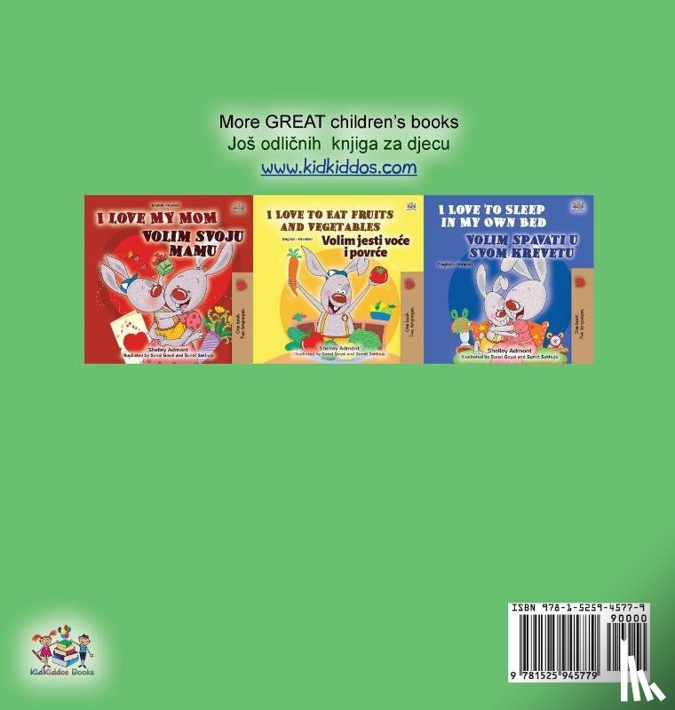 Admont, Shelley, Books, Kidkiddos - I Love to Brush My Teeth (English Croatian Bilingual Children's Book)