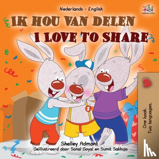 Admont, Shelley, Books, Kidkiddos - I Love to Share (Dutch English Bilingual Children's Book)