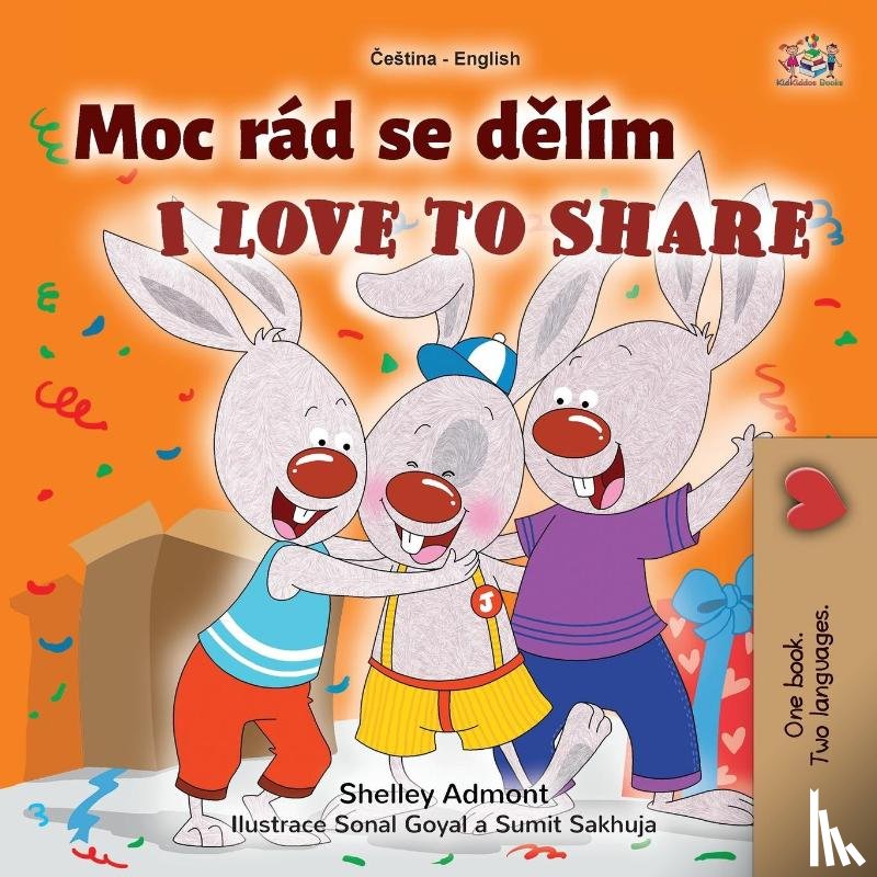 Admont, Shelley, Books, Kidkiddos - I Love to Share (Czech English Bilingual Book for Kids)