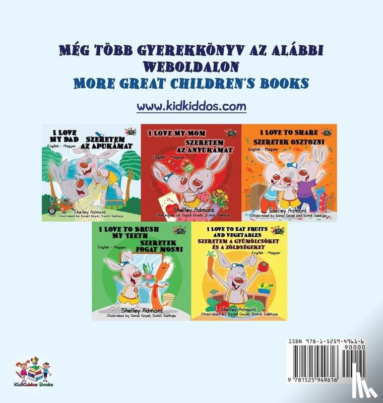 Admont, Shelley, Books, Kidkiddos - I Love to Tell the Truth (Hungarian English Bilingual Children's Book)