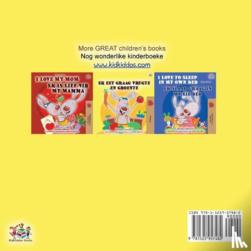 Admont, Shelley, Books, Kidkiddos - I Love to Eat Fruits and Vegetables (English Afrikaans Bilingual Book for Kids)