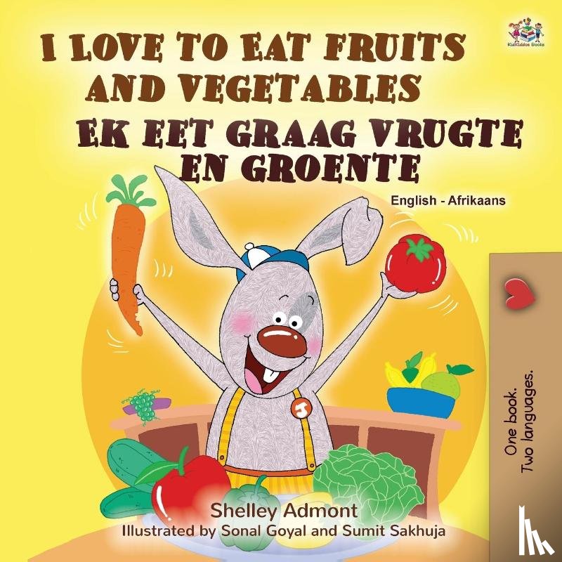 Admont, Shelley, Books, Kidkiddos - I Love to Eat Fruits and Vegetables (English Afrikaans Bilingual Book for Kids)