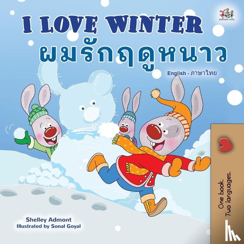 Admont, Shelley, Books, Kidkiddos - I Love Winter (English Thai Bilingual Book for Kids)