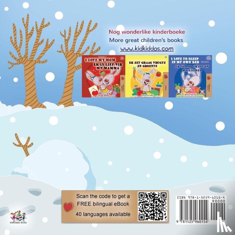 Admont, Shelley, Books, Kidkiddos - I Love Winter (Afrikaans English Bilingual Children's Book)