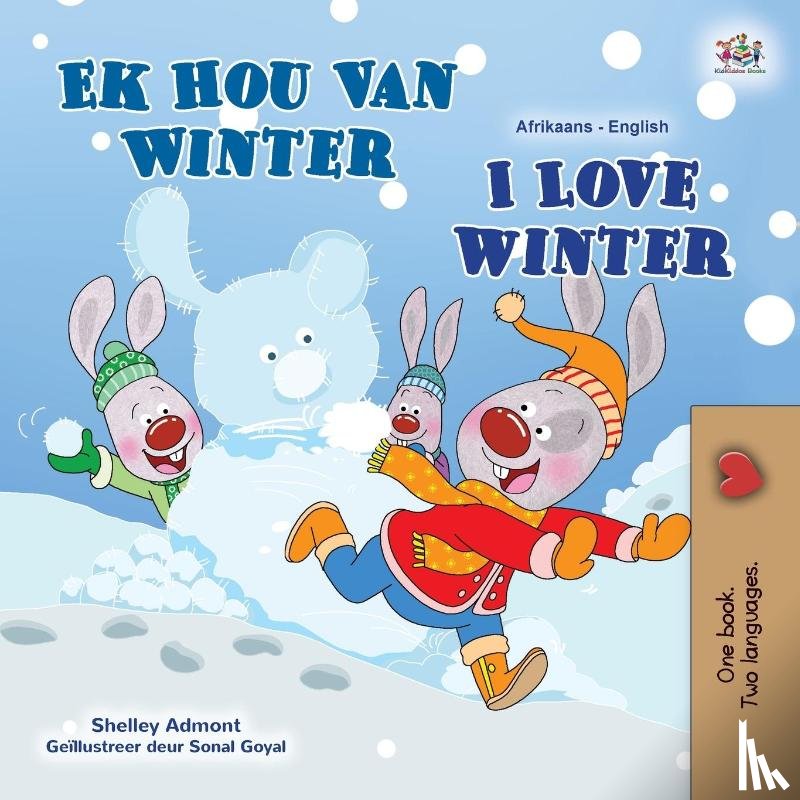 Admont, Shelley, Books, Kidkiddos - I Love Winter (Afrikaans English Bilingual Children's Book)