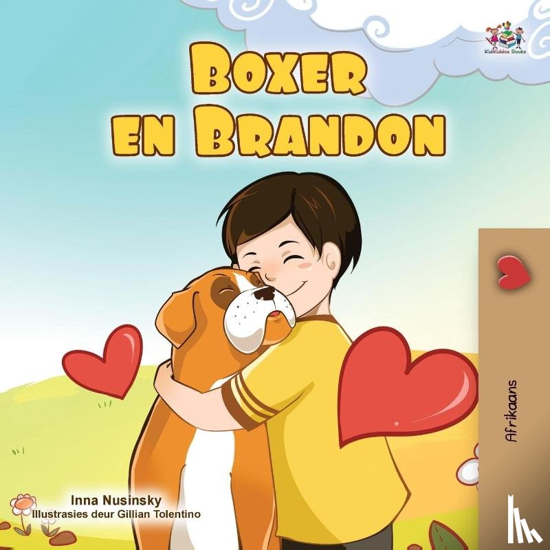 Books, Kidkiddos, Nusinsky, Inna - Boxer and Brandon (Afrikaans Children's Book)
