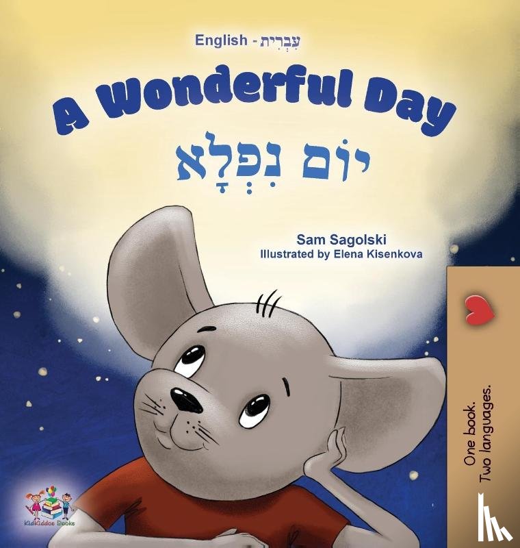 Sagolski, Sam, Books, Kidkiddos - A Wonderful Day (English Hebrew Bilingual Children's Book)