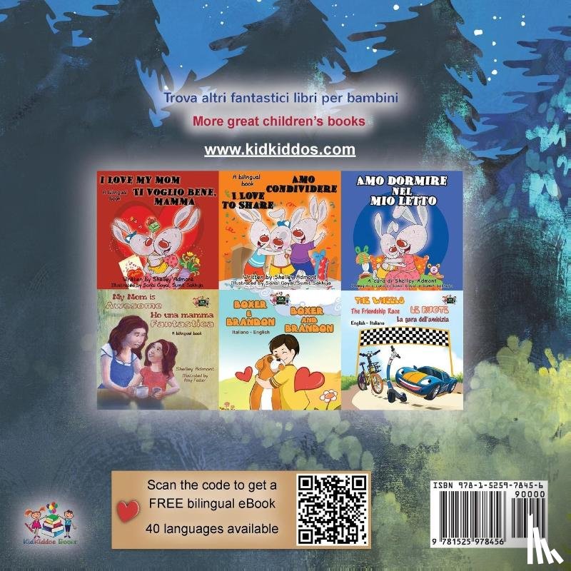 Sagolski, Sam, Books, Kidkiddos - Under the Stars (Italian English Bilingual Children's Book)