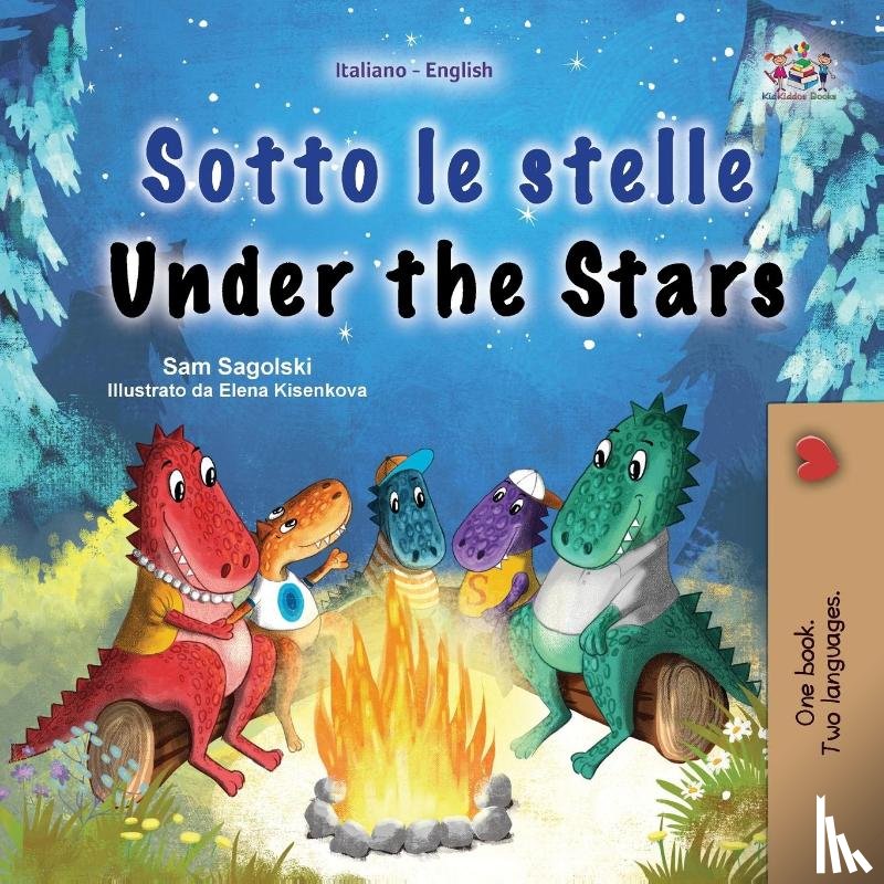 Sagolski, Sam, Books, Kidkiddos - Under the Stars (Italian English Bilingual Children's Book)
