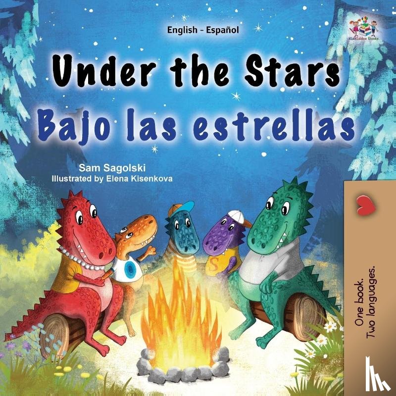 Sagolski, Sam, Books, Kidkiddos - Under the Stars (English Spanish Bilingual Kids Book)