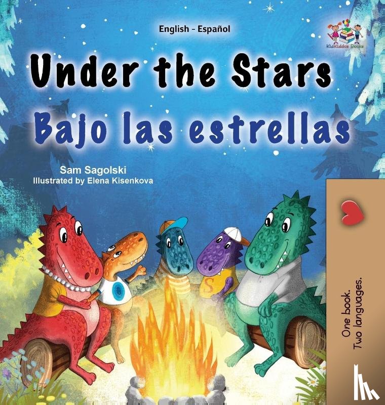 Sagolski, Sam, Books, Kidkiddos - Under the Stars (English Spanish Bilingual Kids Book)