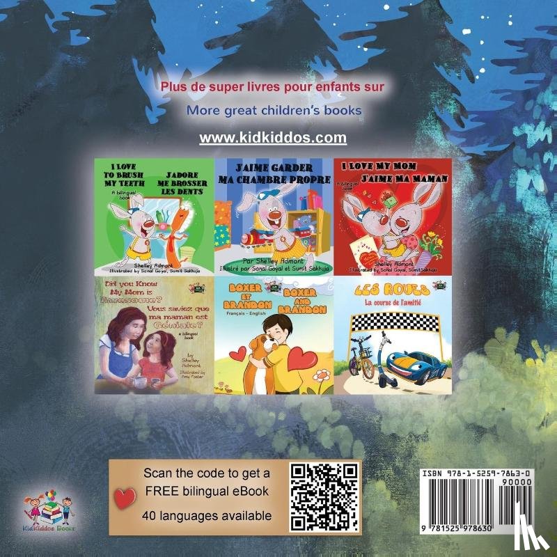 Sagolski, Sam, Books, Kidkiddos - Under the Stars (French English Bilingual Kids Book)