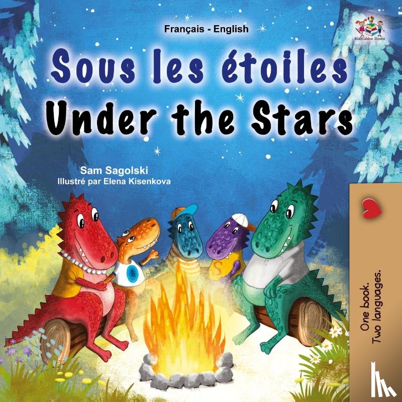 Sagolski, Sam, Books, Kidkiddos - Under the Stars (French English Bilingual Kids Book)