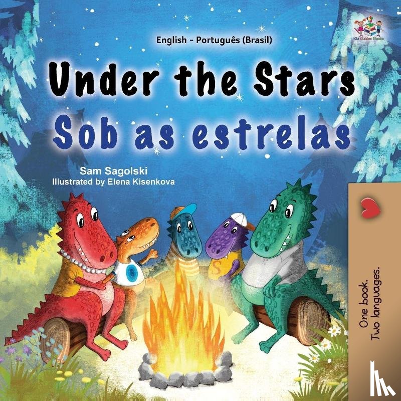 Sagolski, Sam, Books, Kidkiddos - Under the Stars (English Portuguese Brazilian Bilingual Kids Book)