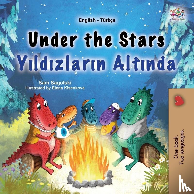 Sagolski, Sam, Books, Kidkiddos - Under the Stars (English Turkish Bilingual Kids Book)