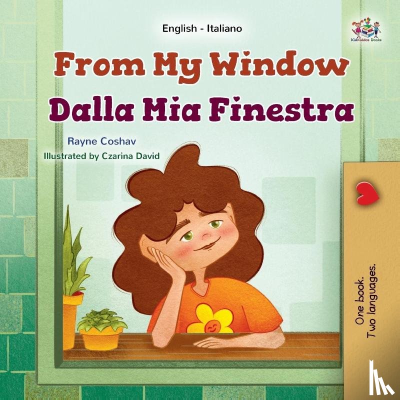 Coshav, Rayne, Books, Kidkiddos - From My Window (English Italian Bilingual Kids Book)