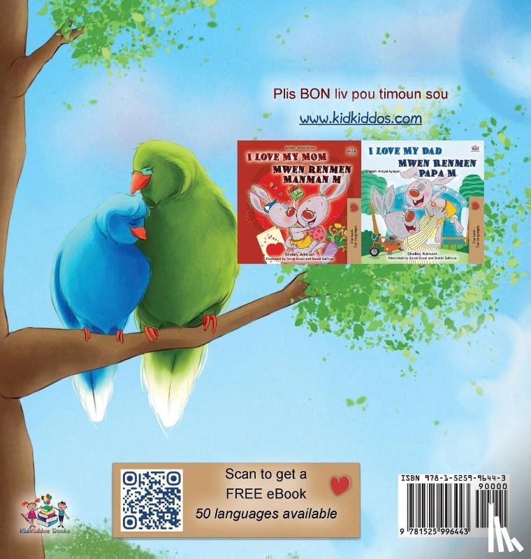 Admont, Shelley, Books, Kidkiddos - Goodnight, My Love! (Haitian Creole Book for Kids)