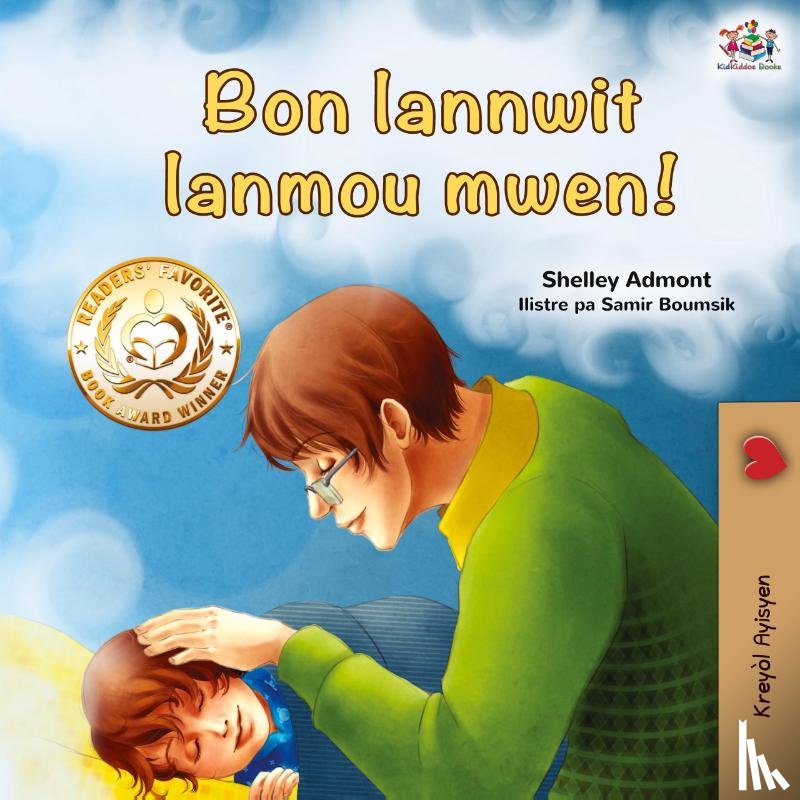 Admont, Shelley, Books, Kidkiddos - Goodnight, My Love! (Haitian Creole Book for Kids)