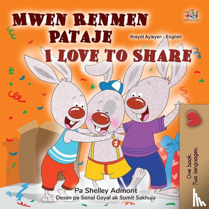 Admont, Shelley, Books, Kidkiddos - I Love to Share (Haitian Creole English Bilingual Book for Kids)