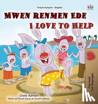 Admont, Shelley, Books, Kidkiddos - I Love to Help (Haitian Creole English Bilingual Children's Book)