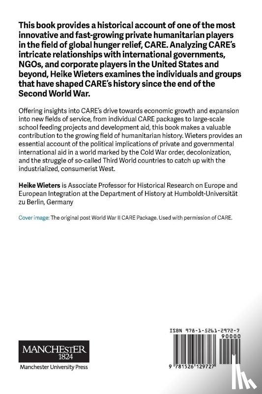 Wieters, Heike - The Ngo Care and Food Aid from America, 1945–80